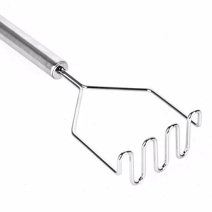 1pcs stainless steel kitchen gadget potato masher press cooking tool mashed potatoes wavy pressure Kitchen accessories