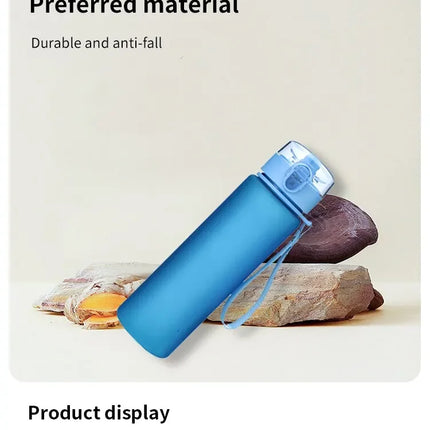 560ml Water Bottle Outdoor Adult Sports Water Cup Portable Plastic Bottle Student Teapot Kitchen Drinking Tools