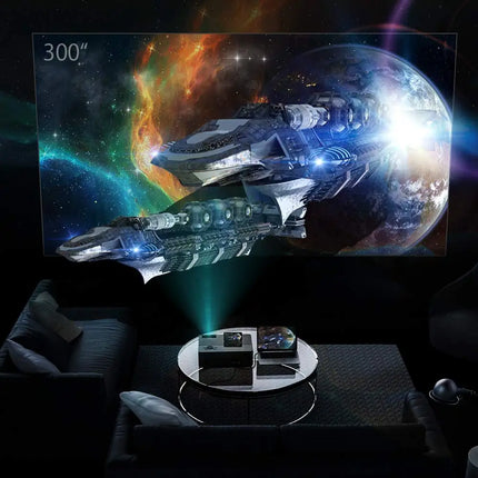 YABER Y21 Native 1920 x 1080P Projector 450 ANSI Upgrad Full HD Video Projector, Support 4k & Zoom, Home & Outdoor Projector