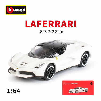 Bburago 1:64 Ferrari Series,SP3 458 599 ENZO F12 SF90 812 Alloy Diecast Models,Mini Simulation Cars Gift Set