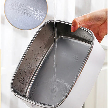 220V 110V 12V 1.8L Outdoor Electric Lunch Box Car Portable Stainless Steel Heating Box Thermal Insulation Water-Free Lunch Box
