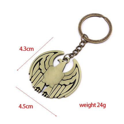 New The Boy Letter Keychains Red The Seven Hero Homelander High Quality Logo Alloy Keyring Men Car Accessories