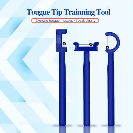 Chewing Teether Tube for Adult Kids Speech Therapy Autism Sensory Rehabilitation Lower jaw Tongue Muscle Trainer Talk Tools