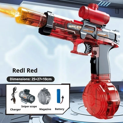 Electric Water Gun LED Lights Automatic Sensing Water Gun Children's Toys Summer Swimming Pool Outdoor Beach Toys Festival Gifts