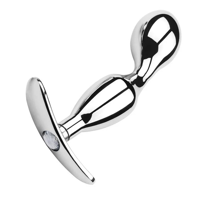 Stainless Steel Prostate Massager – Smooth Anal Plug, G-Spot Stimulator for Men, Women & Adults, Premium Sex Shop Sensual Toy