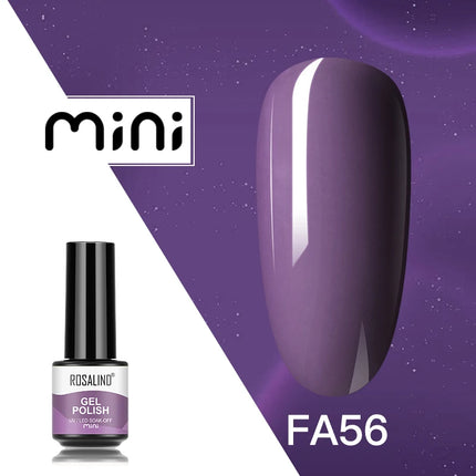 ROSALIND Shiny Gel Nail Polish Soak Off Gel Varnishes Nail Art Semi Permanent UV Glitter Nail Gel Polish Base Top Coat Enamel
