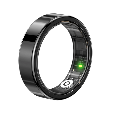 Smart Ring Fitness Tracker Health Sleep Monitor with Blood Pressure Heart Rate Oxygen Monitoring for Women Men Gol