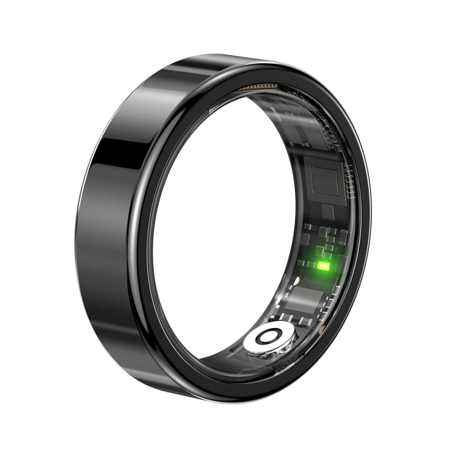 Health Check Waterproof Smart Ring Health Monitor Men & Women Health & Sleep Monitor Smart Rings Multi-sport Modes QRing APP