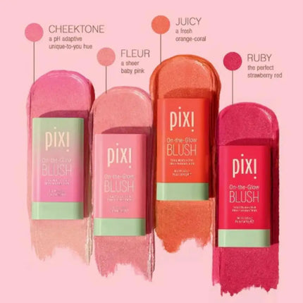 pixiBlush Cosmetic Blush Makeup Products Make Up Blusher Cosmetics Pink Blush in Bar Korean Palette Long lasting Matte Stick