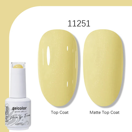 Arte Clavo TPO FREE HEMA FREE Gel Nail Polish UV Multi Use Semi Permanent Soak Off Autumn Winter Nail Art Hybrid Varnish 15ml