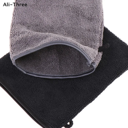 1Pcs Reusable Makeup Remover Glove Face Deep Cleaning Glove Towel Facial Cleaner Pads