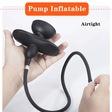 Huge Inflatable Silicone Mouth Gag Restraint Slave Bondage Open Mouth Ball BDSM Gag Couples Adult Games Sex Toys For Woman Men