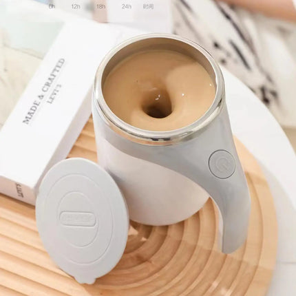 Fully automatic mixing cup, rechargeable soy milk, sesame paste water cup, portable electric magnetic rotating shaker coffee cup