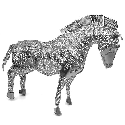 3D Metal Puzzle Model Kits DIY Laser Cut Jigsaw Toy for Children Educational Building Crafts