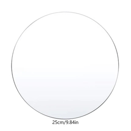4/6/8/10Inch Round Acrylic Cake Discs Topper Reusable Acrylic Cake Boards Disk Base for Cakes Trimming Decorating Supplies