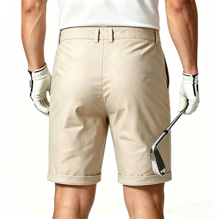 Men 100% Cotton Shorts Summer Business Homme Shorts Casual Fashion High Quality Male Shorts Social Office Short Pants Men