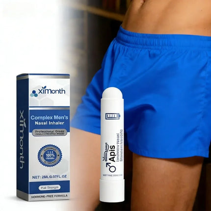 2026 New Men Energy Enhancer Nasal Inhaler Promote Energizing Level Boost Endurance Refreshing Awakening Brain Soothe Fatigue