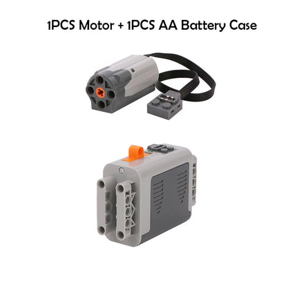 Technical Part 8883 M Motor Compatible with legoeds Power Functions Building Block Car Truck Vehicles Model Power Up Speed Motor