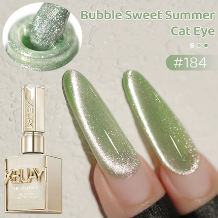 XEIJAYI 6Pcs 15ml cat eye Nail Gel polish set Semi Permanent Nail Art Soaking UV LED Nail Salon DIY Nail Salon Gel