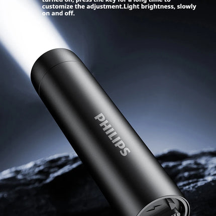Philips New Flashlight High Intensity Waterproof Outdoor Lamp 1500 Lumens Sfl2202-Ipx7 Waterproof