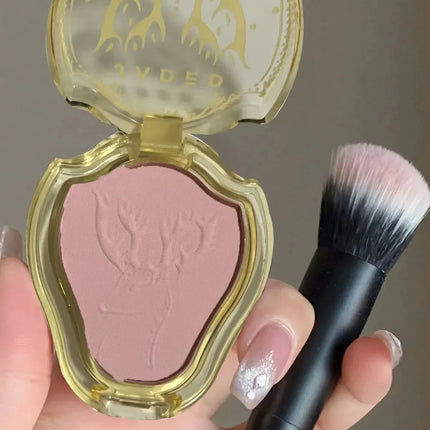 Mini Lasting Waterproof Face Blusher Face Contouring Soft Cheek Rouge Female Makeup Brighten Face Matte Natural Blush Palette