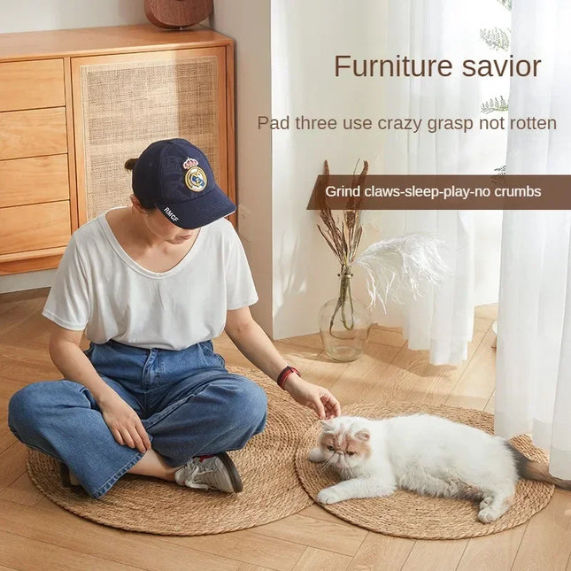 Larger cat scratching board, large grinding claw cat toy, wear-resistant and scratch-resistant, no debris