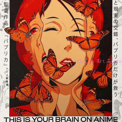 90s Japanese Classic Anime Series Retro Poster Print Canvas Art Pictures Home for Living Room and Bedroom Wall Modern Decor