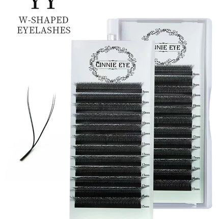 New 5DW M curl Eyelash Extensions 4DW 2D YY Premade Volume Fans 7mm 3DW LU/L Individual Lash Bundles Cilios 5W Natural Hair