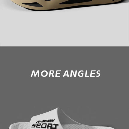 High Quality Men's Summer Fashion Thick Sole Sandals,Viral Beach Pool Slides,Non-Slip Bathroom Slippers,Trendy Male Sports Shoes