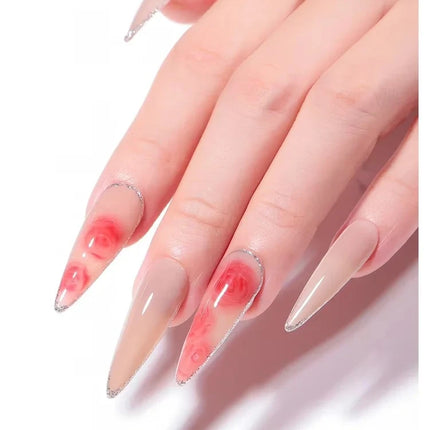 JTING 1pc Nail Polish Blooming Gel Top Coat Nails Clear Bloom Gel nail Polish Uv Semi-permanent varnish Gradient Effect Nail Gel
