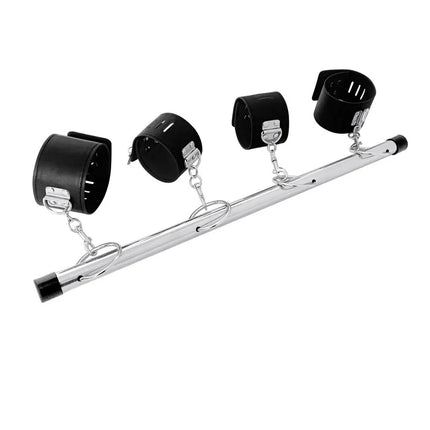 BDSM Spreader Bar Bondage Restraint Handcuffs Set Leg Cuff Detachable Wrist Ankle Neck Collar Adult Sex Toy for Couples SM Games