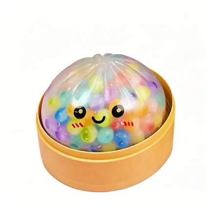 Glitter Dumpling Glitter Dumpling Squishy with Box Dumplings Sensory Squeeze Toy for Stress Relief