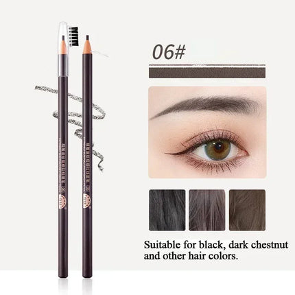 Eyebrow Pencil Waterproof Eyebrow Enhancers Long Lasting Brow Cosmetics Professional Makeup Brow 2mm Ultra-fine Eyebrow Pencil