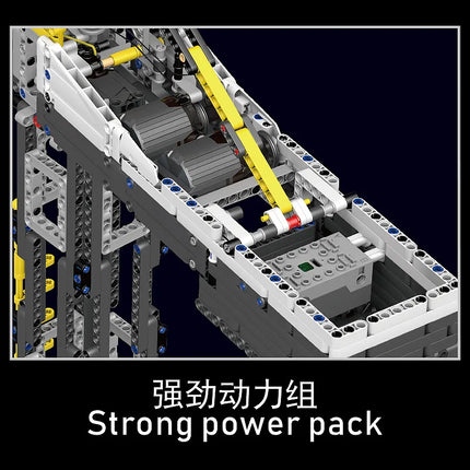 MOULD KING 17004 Technical Engineering Crane Building Sets Tower Crane Building Blocks Remote Control Car Educational Bricks Toy