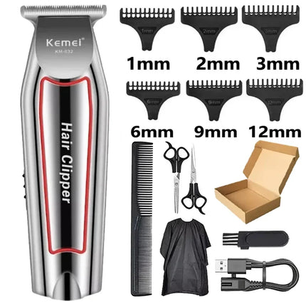 Kemei Professional Hair Trimmer Electric Beard Trimmer for Men Hair Clipper Hair Cutter Machine Haircut Grooming Kit KM-032