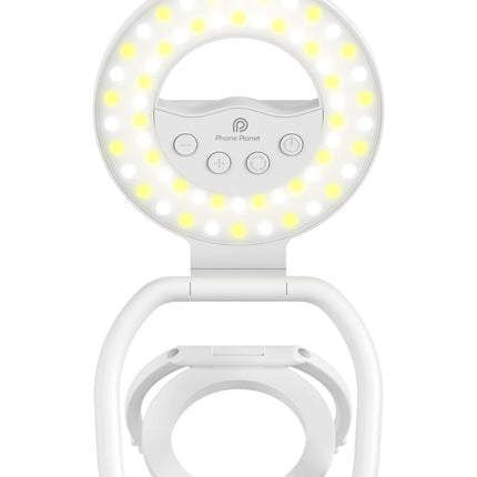 12W 800mAh Collapsible Portable Magnetic Phone Fill Light Rechargeable Selfie Ring Light Three-speed Adjustment 60 Lamps