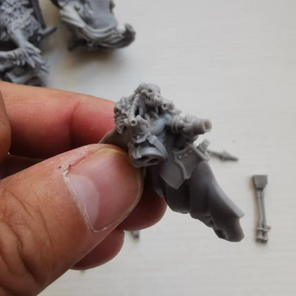 Resin Kit Wargame 28542 WARMACHINE OLD UMBREY LORD OF THE HUNT