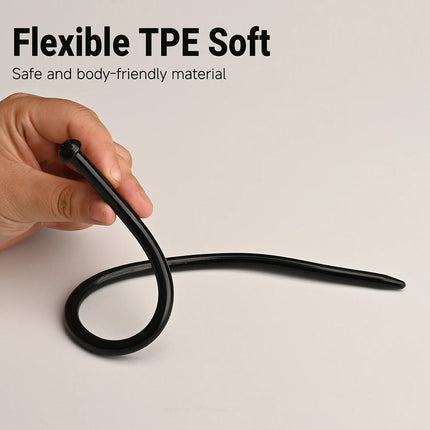 Smooth TPE Penis Plug,Urethral Dilator Rod,Long Urethra Catheter Sounding Dilation Sounds,Sex Toys for Men