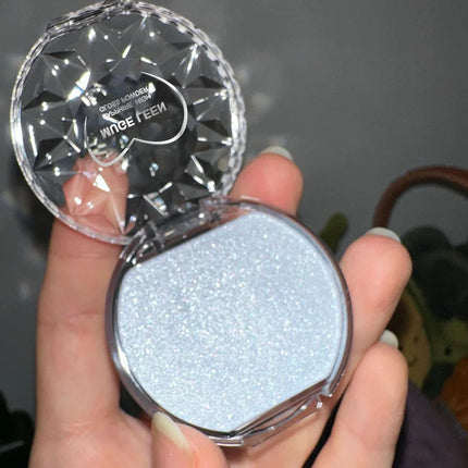 Glitter Highlighter Face Shimmer Long Lasting Waterproof Monochrome Pearlescent Shining Blue Highlighter Contouring Makeup Women