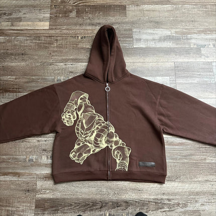 Harajuku Jojo Bizarre Adventure Hoodies Women Moody Blues Zip-Up Anime Hoodie Hip Hop Couples Y2k Street Sweatshirt Men Clothing