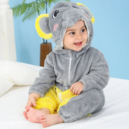 0 1 2 3 4 Years Kigurumi Pajamas for Toddler Baby Clothes Children Outfits Infant Dinosaur Unicorn Cat Robbit Cosplay Costumes