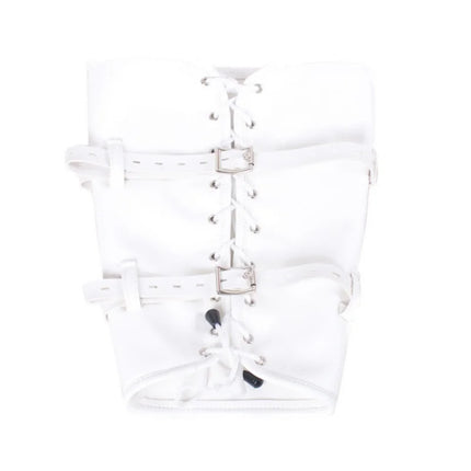 BDSM Leather Calf Cuffs Bondage Accessories with Fetish Restraint Bag Belts for Couple Orbs Vagina Clitoris Stimulator Sex Toys