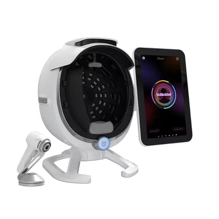 2026 High-configuration 36 million A6 intelligent 3D digital AI facial visual skin analyzer with handheld microscopic detector
