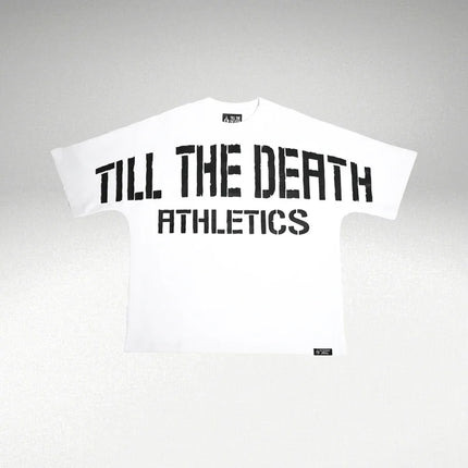 TILL THE DEATH Shirt TTD Athletics Oversized Tee in Black US SIZE Shirt Powerwing Shirt