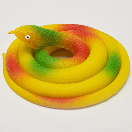 Soft Rubber Toy Snake Black Simulation Snake Realistic Halloween Garden Prank 80cm Prop Fake Snake Scary Intimidating Prank Toy