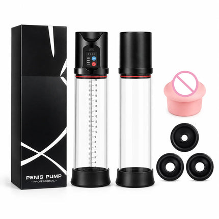 Adult Sex Toys Vacuum Pump Electric Penis Enlargement Extend Pump Enhanced Penis Male Masturbator Penis Pumps for Men Erections
