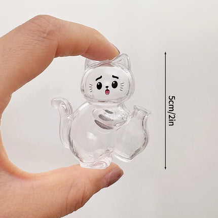 Cat Hair Storage Fridge Magnets Cat Whisker Holder Cat Hair Collection Fridge Magnets Pet Fur Keepsake Capsule DIY Souvenirs