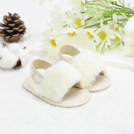 Baby girl winter breathable front shoes cute plush toddler shoes baby shoes