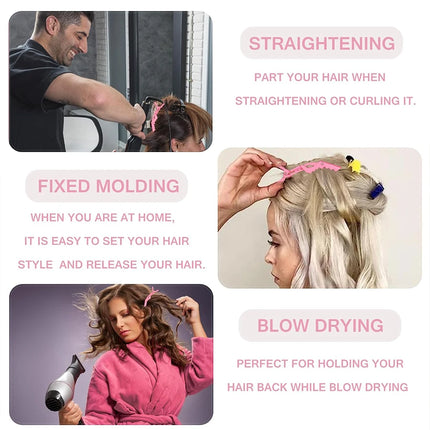 11-Piece Hair Styling Kit: Water Spray Bottle, Hollow Out Hair Brush, Shampoo Brush, Rat Tail Comb, Wide Tooth Hair Comb