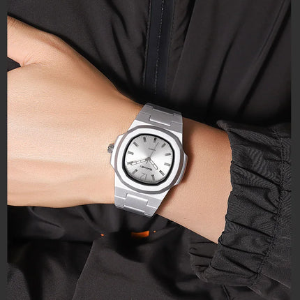 Skmei Bracelet Watches for Men Analog Display 50M Waterproof Simple Style Quartz Wristwatch